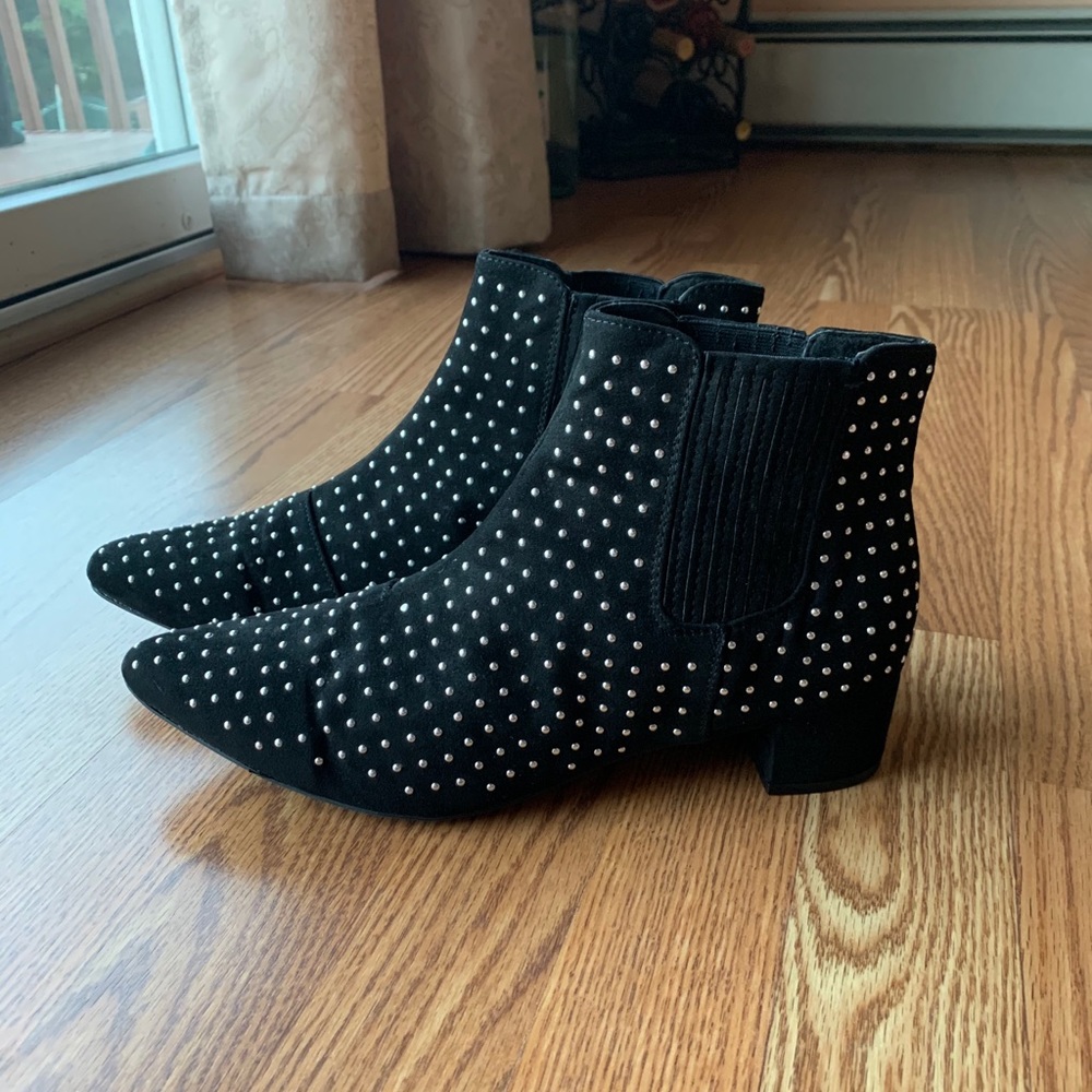 Black Booties With Silver Studs - image 1
